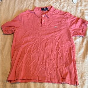 Vineyard Vines Coral Polo Shirt